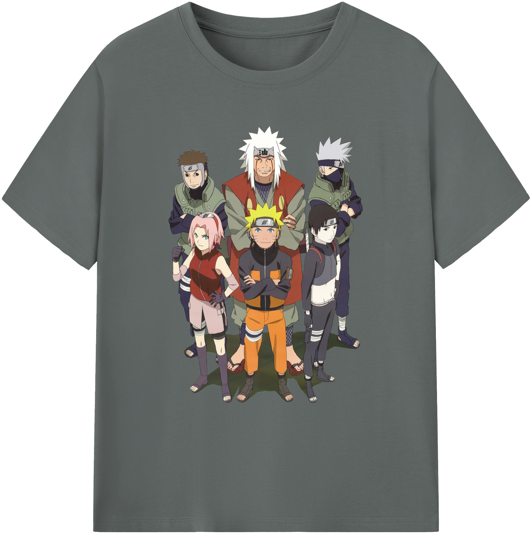 （画像用） NARUTO -ナルト- うずまき ナルト Uzumaki Naruto 綿100％ メンズ半袖Tシャツ｜肌触りやわらか＆通気性